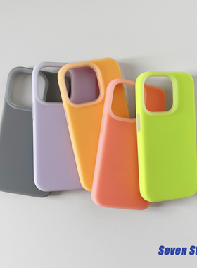 高级感韩系果冻液态硅胶适用苹果iPhone14promax手机壳清新13情侣12糖果色