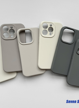 高级MagSafe磁吸真液态硅胶ins适用iphone17promax软糯16pro苹果15钛金属手机壳14镜头全包13简约plus防摔套