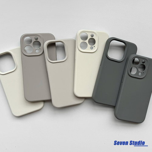 高级灰真液态硅胶苹果15Promax