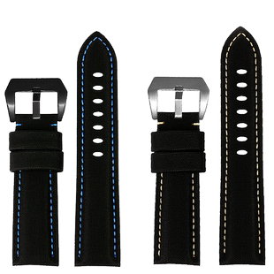 适配沛纳海胖大海441/PAM01661尼龙碳纤纹手表带配件男22 24 26MM