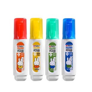 晨光涂改液修正液 无毒快干去字无痕改正液学生用涂改神器大容量消除字迹速干白雪修改办公用消字灵涂改液笔