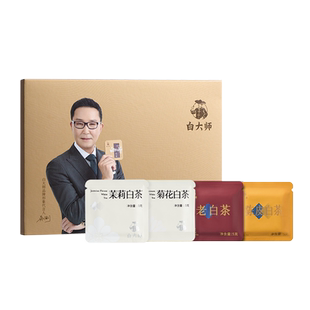 【新客专享】白大师福鼎白茶寿眉陈皮白茶紧压茶散茶品鉴4包20g