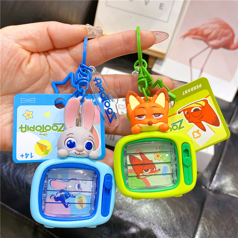 正版迪士尼卡通朱迪尼克翻页机