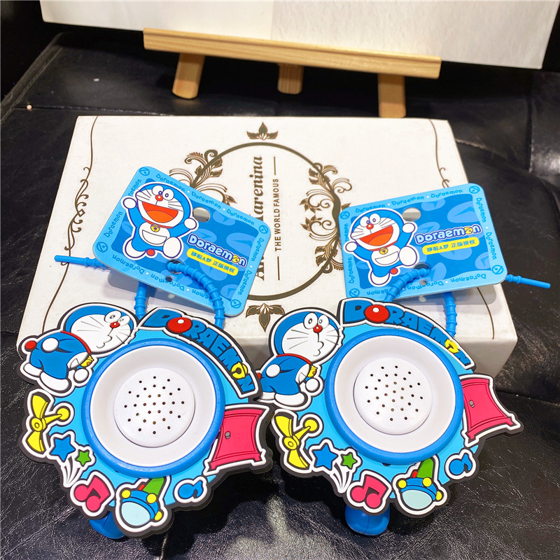 正版哆啦A梦趣味录音喇叭钥匙扣
