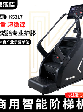 康乐佳K5317阶梯机登山机多功能爬楼机健身攀岩爬山机攀爬机LED屏