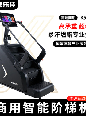 康乐佳K5317A阶梯机登山机多功能爬楼机健身攀岩爬山机攀爬机彩屏