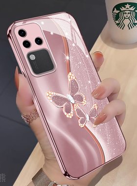 琉金蝴蝶适用vivos18手机壳新款vivos18pro保护套超薄s17e/s16/s15高级感vivos12/s10耐脏防摔pro女款全包边