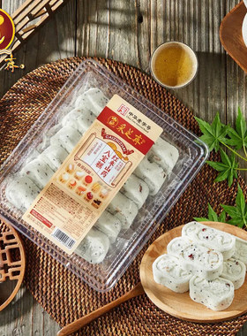 苏州特产采芝斋红枣山药八宝糕小米茯苓无蔗糖零食中式糕点