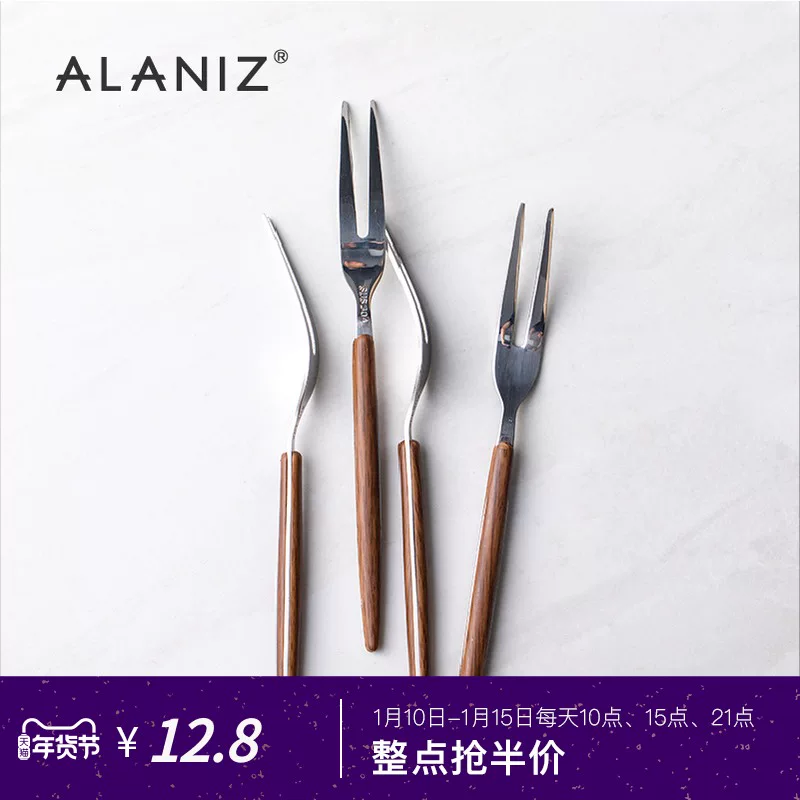 Dessert high quality fruit fork stainless steel