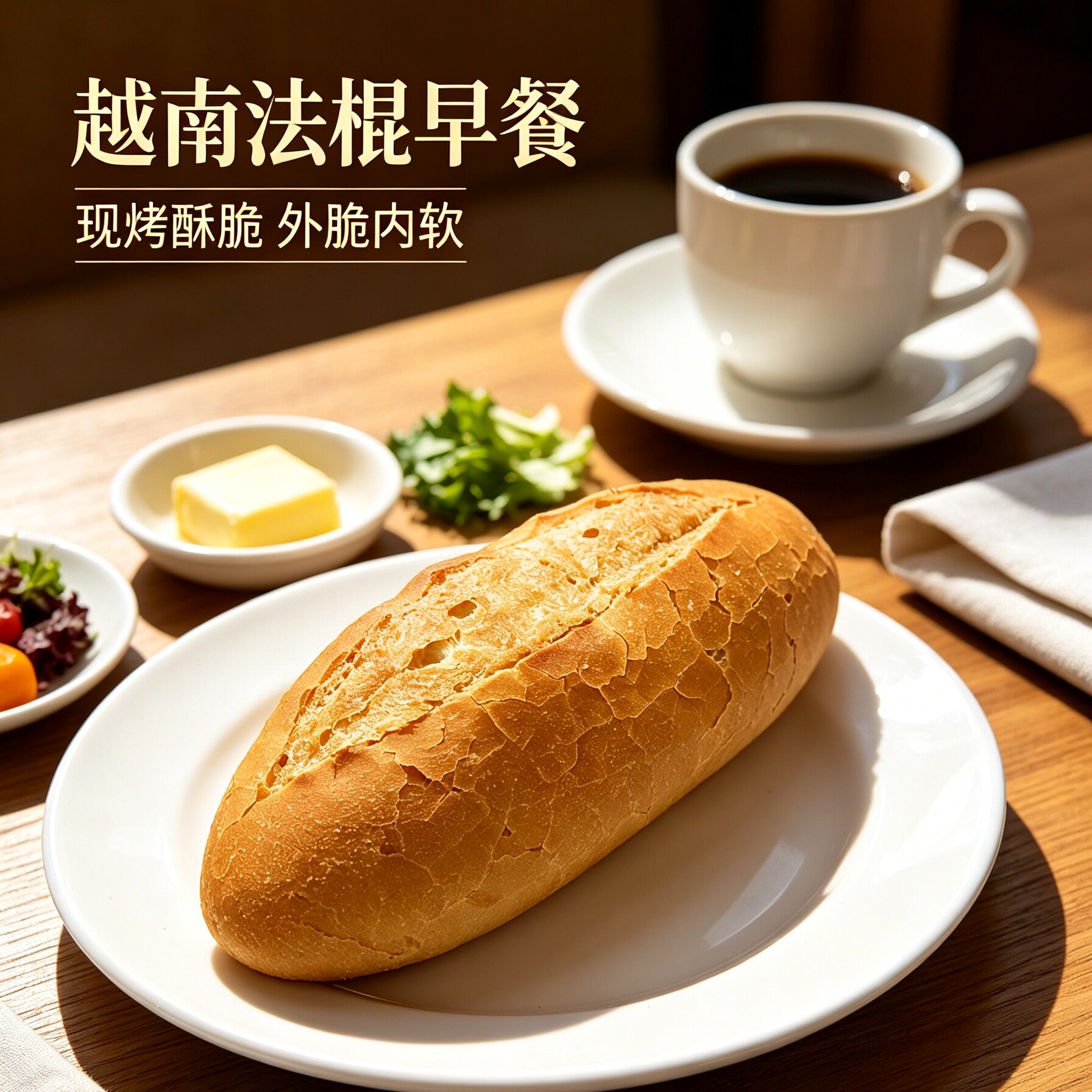越南风味法棍三明治商用餐厅半成品越南法棍