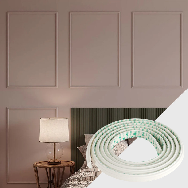 相框边框条自粘墙贴装饰画框装饰电视背景墙造型腰线可上漆软线条,基础建材,相框线条,淘宝优惠券,粉丝福利购,淘宝优惠卷