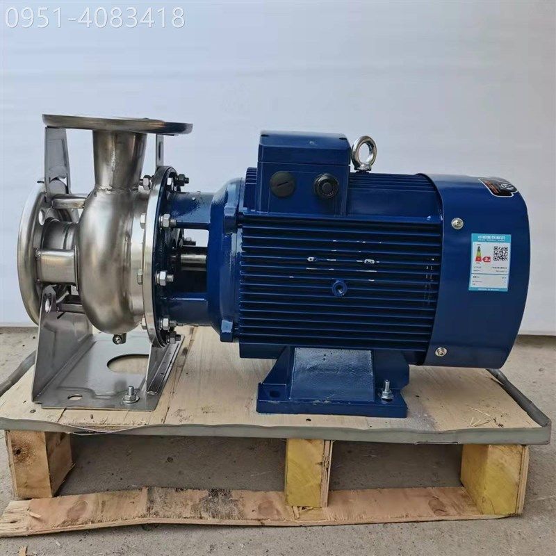 GZA(S)65-40-200s/5.5KW卧式不锈钢清水泵 惠州沃德强酸海水循环