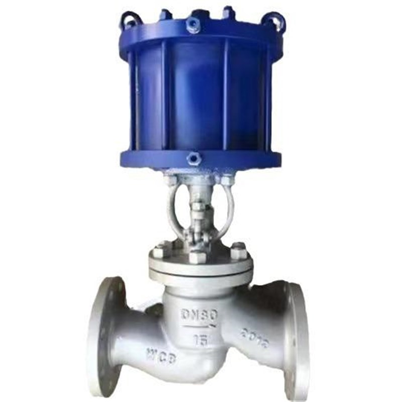 J641H-100C气动法兰截止阀 远程控制和W快速切断功能