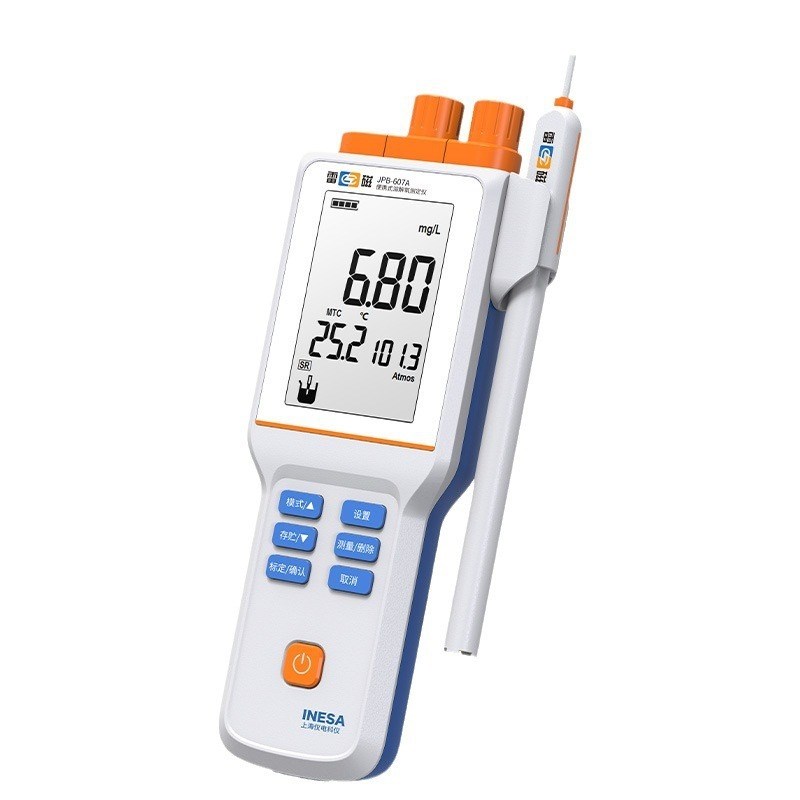 雷磁JPBJ-607A 608  609L 6D10L 611Y便携式溶解氧测定仪溶氧仪