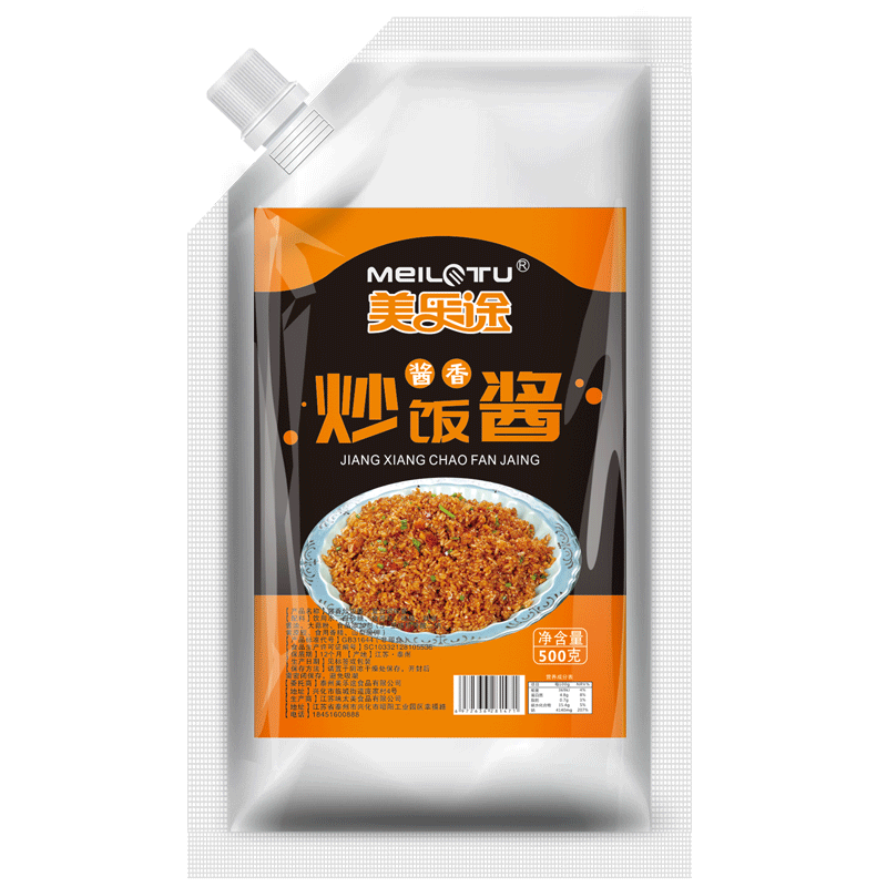 铁板炒饭酱 酱香味炒饭调料炒菜商用500g炒饭炒面炒粉酱料