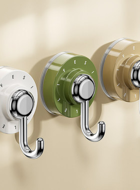 吸盘挂钩免打孔强力承重真空钩子厨房墙壁卫生间浴室门后无痕粘钩