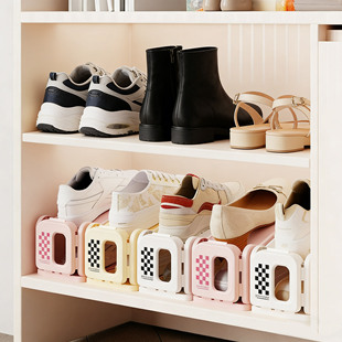 架放鞋 架子分层隔板鞋 子 柜省空间鞋 托架 收纳神器可调节鞋 双层鞋