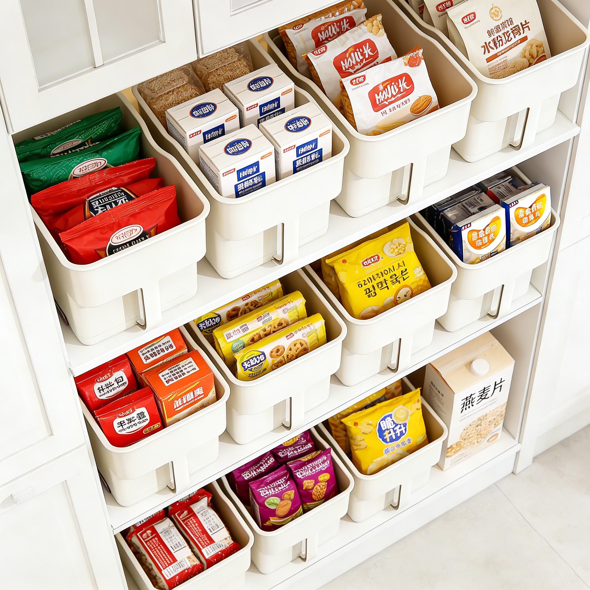 零食收纳盒高柜带把高处客厅整理储物盒卧室顶柜杂物带滑轮收纳筐,收纳整理,桌面收纳盒,淘宝优惠券,粉丝福利购,淘宝优惠卷