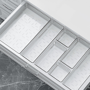 日本洗手间镜柜收纳盒浴室柜柜子隔板卫生间内抽屉化妆品置物架隔