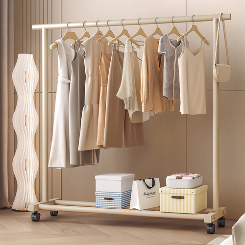 法洁诺不锈钢落地衣架