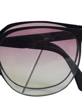 粉茶色折叠黑框太阳镜女圆脸大脸显瘦遮阳防晒墨镜女高级感大框