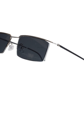 半框男士近视太阳镜男有度数司机开车驾驶镜方形墨镜散光