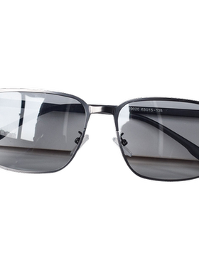 方形简约变色偏光太阳镜男司机开车驾驶镜 日夜两用墨镜男夜视镜