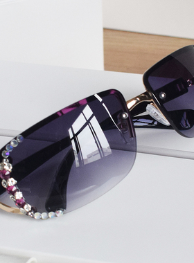 遮阳防晒方形洋气女士墨镜