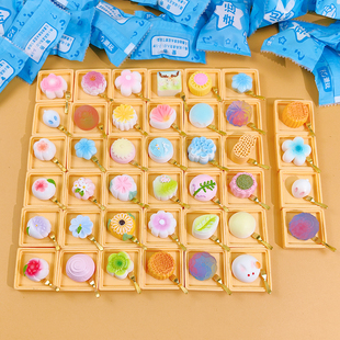 2025创意中秋节月饼盲袋迷你糕点食玩模型儿童奖励礼品桌面小摆件