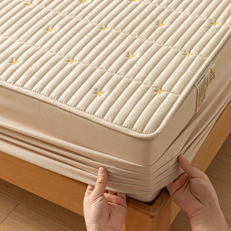 A类四季秋冬新款大豆床笠单件床罩床垫保护罩夹棉床单床套防尘罩