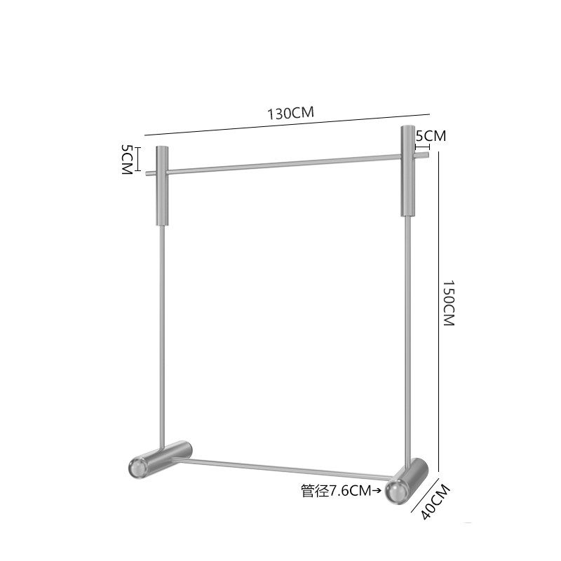 服装店展示架落地式女装店陈列架架网红店装修中岛移动男装挂衣架