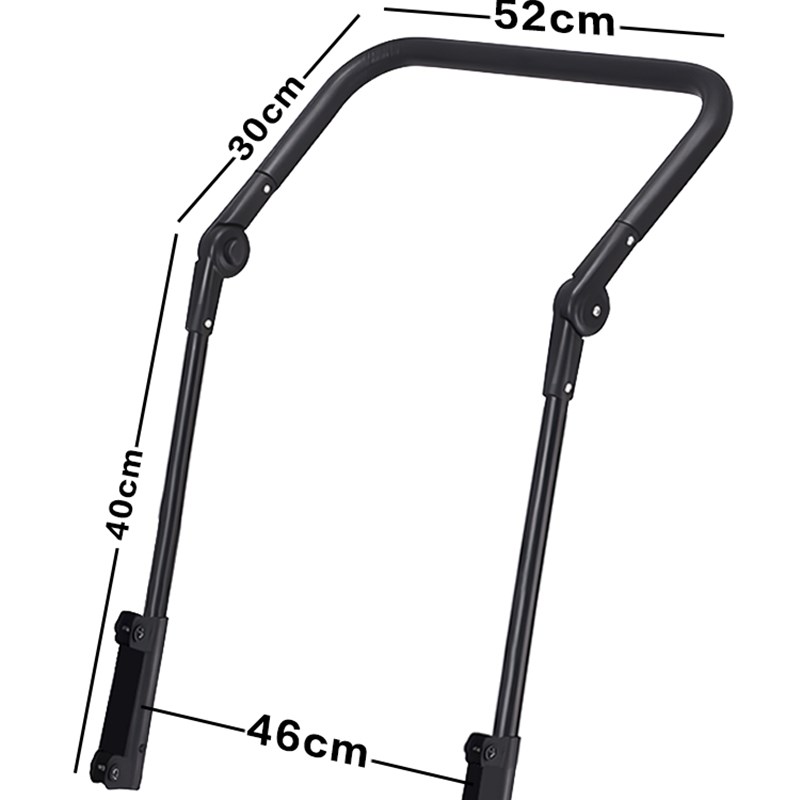 户外露营车连接杆野营推车推杆拉杆车野餐手推车营地车配件通用