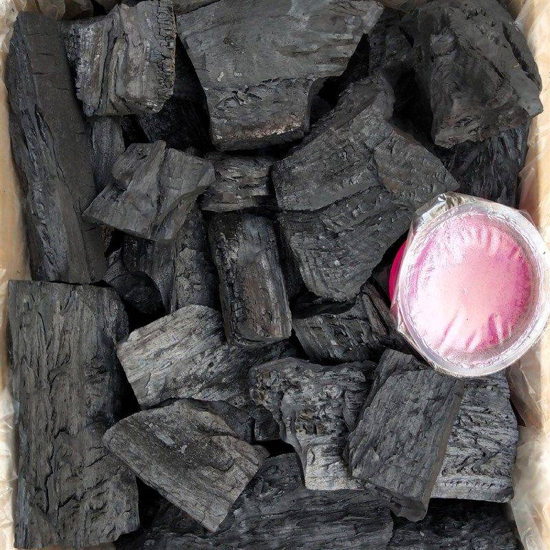烧烤碳户外烧烤木炭荔枝果木炭块家用取暖炭火锅炭包邮毛重10斤装