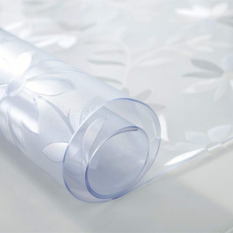 1*5米软质玻璃 PVC餐桌台布垫整卷透明加厚塑料防水烫水晶板10米