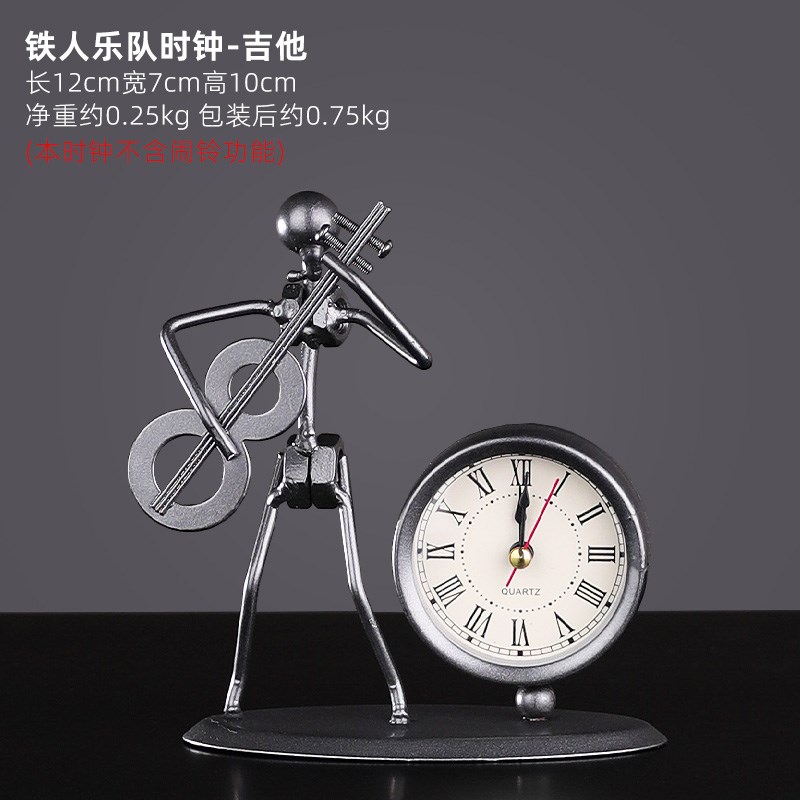 闹铃小闹钟摆件装饰品办公电脑桌书桌房间卧室儿童床头摆设学生用