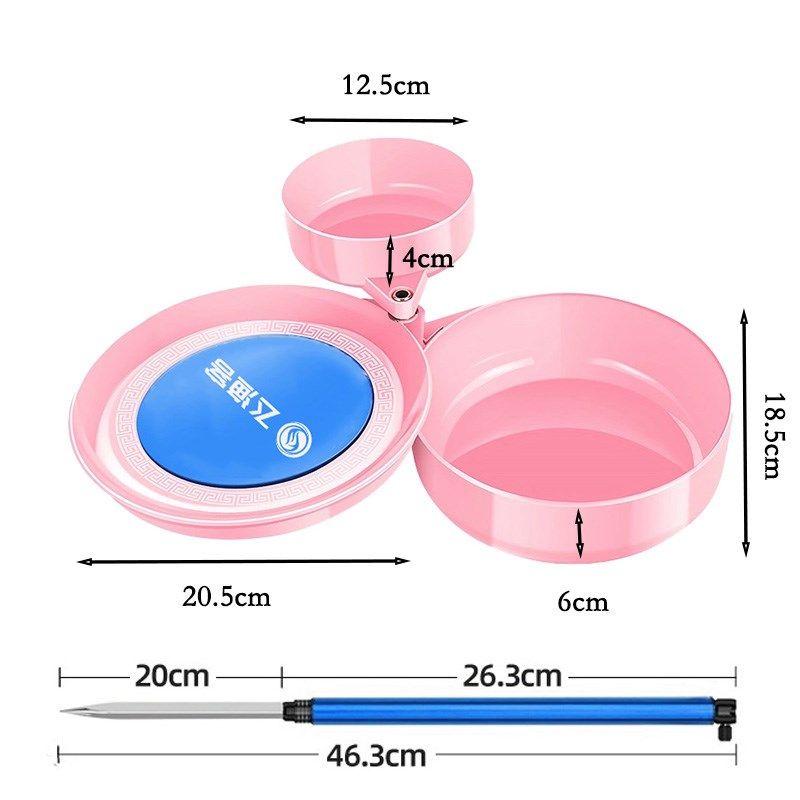 飞渔客全磁拉饵盘新款小迷你强磁拉丝盘散炮盆饵料盘钓鱼地插通用,户外/登山/野营/旅行用品,饵料盒,淘宝优惠券,粉丝福利购,淘宝优惠卷
