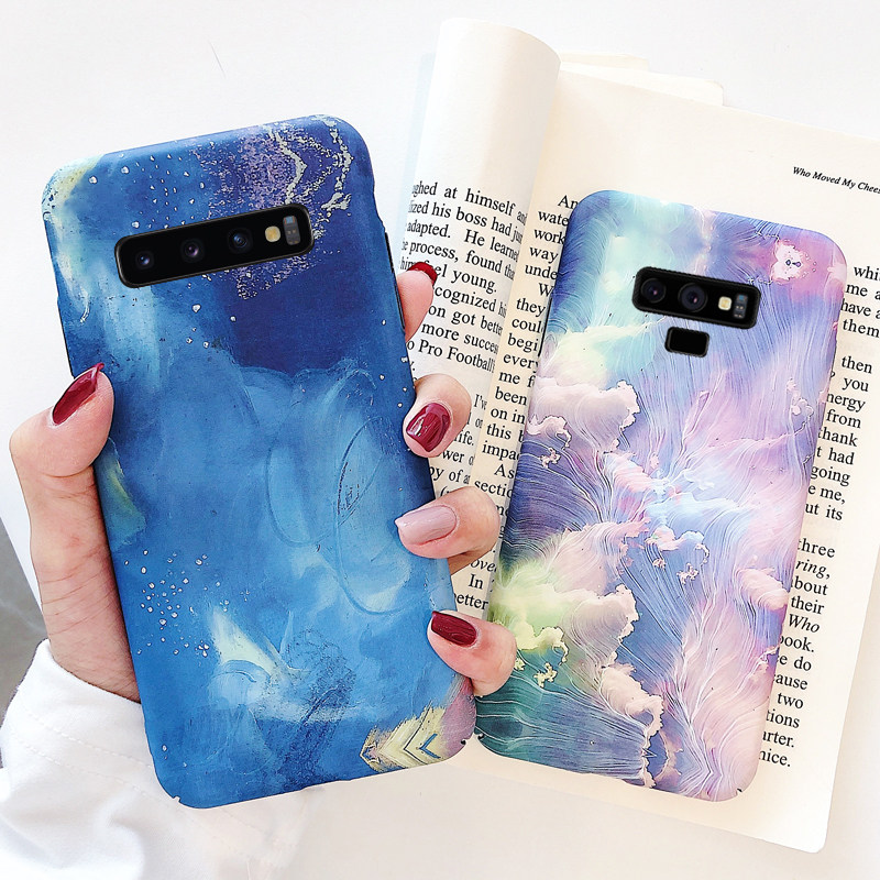 ins星空彩虹三星s10手机壳s8情侣s9夜光plus硬壳男女三星s7edge潮牌个性s7可爱创意note8全包防摔note9手机壳|ruв категории Цифровые аксессуары, аксессуары для мобильных телефонов, телефон защитный кожух/оболочка - от Buy2taobao.com для оказания профессиональной услуги покупки агента Taobao