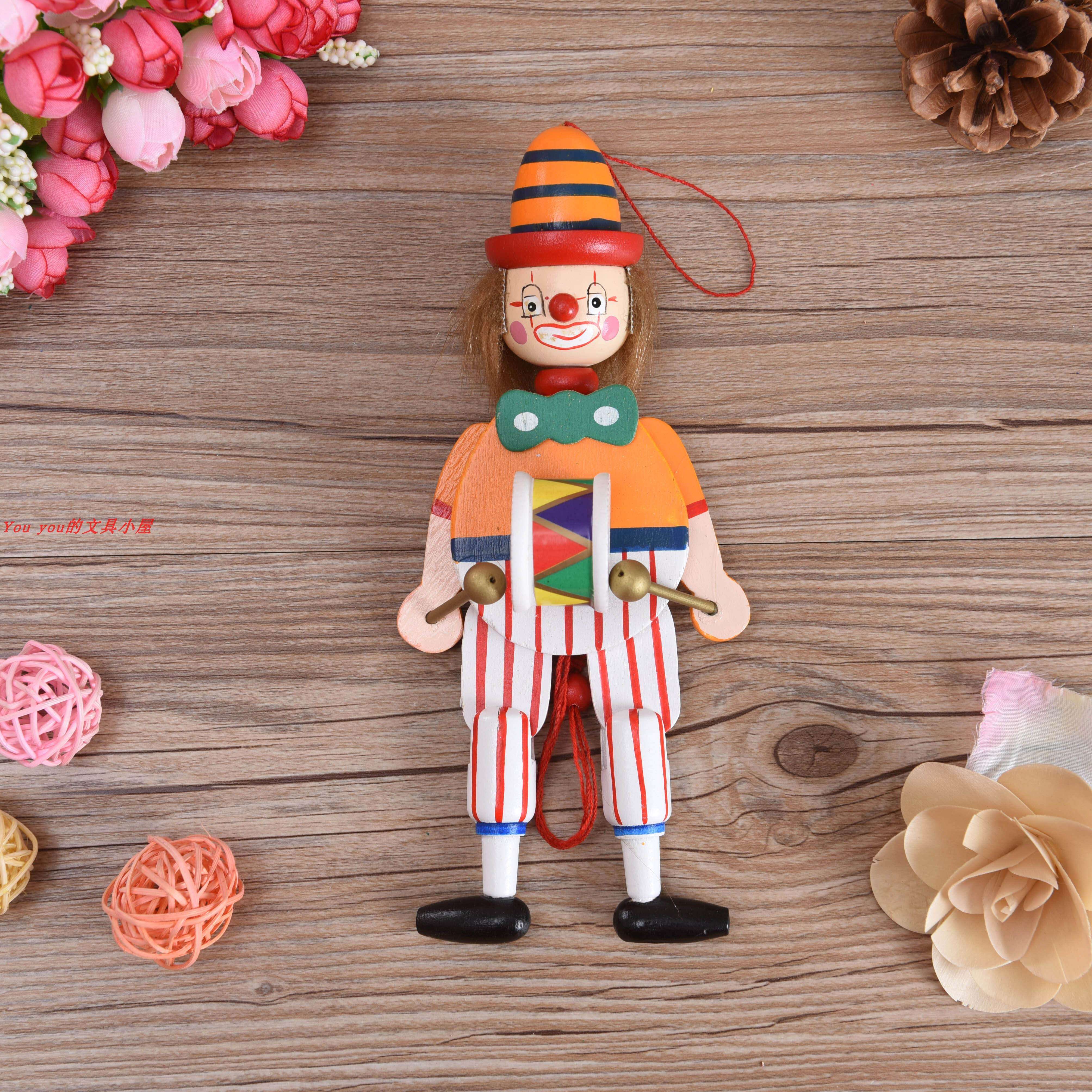 系列木制玩具时尚卡通儿童拉线人偶热卖提线木偶传统玩具