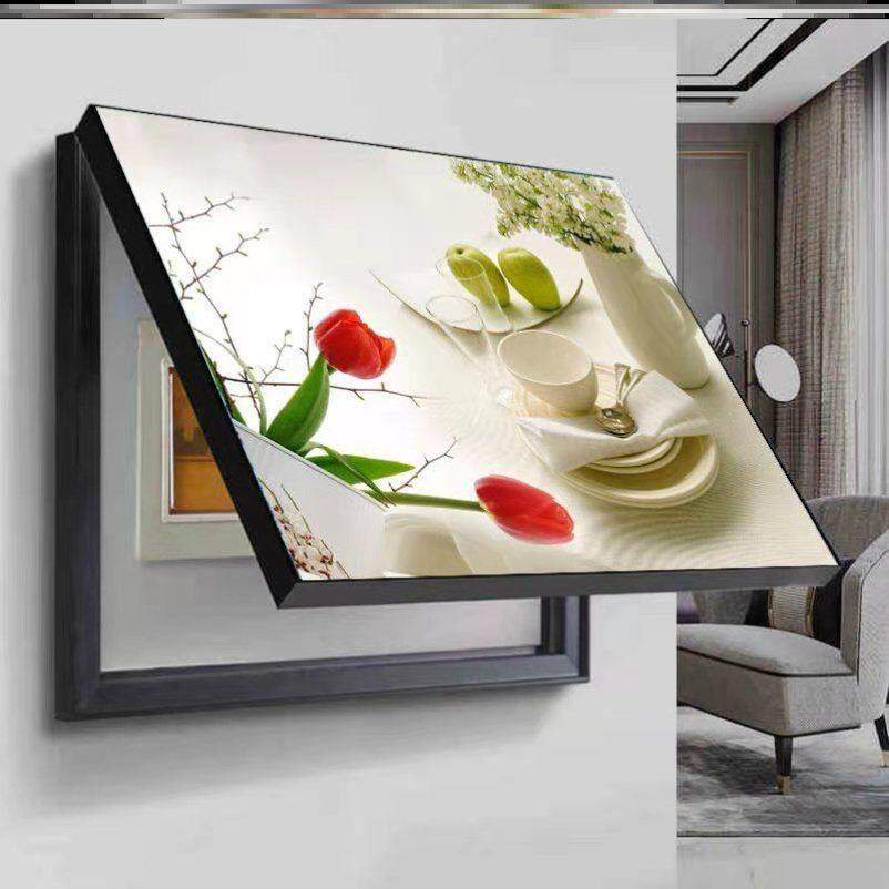 电闸盒装饰画壁饰服装店农庄茶馆现代简约横幅夜店长方形新房子