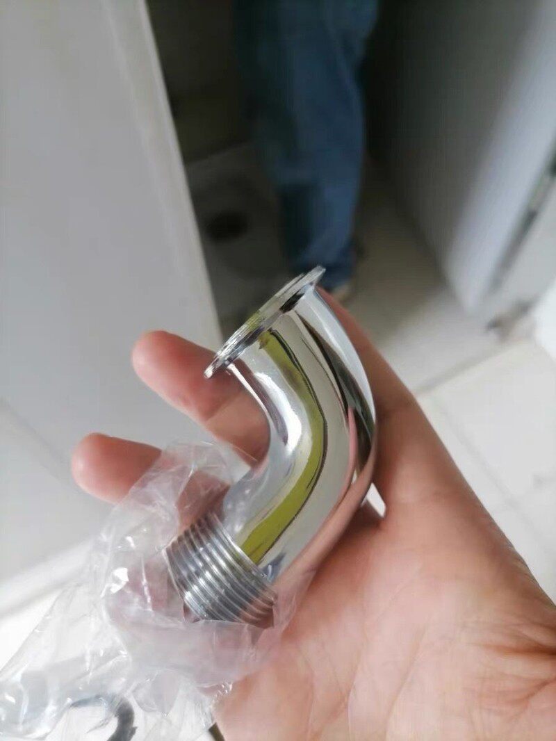 全铜大便弯头蹲便器手按式进水冲水阀配件脚踏阀铜6分厕所卫生间