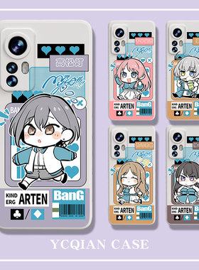 MyGO乐队note13小米14手机壳k50k60K70pro红米k40适用二次元11ultra新款12女11男10少女k30硅胶mix4至尊版9/8