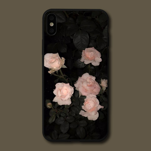 苹果11手机壳13适用iPhonex玫瑰花8女14pro风景7plus/Xsmax/XR/12小米13pro华为p50pro/mate60/15pro