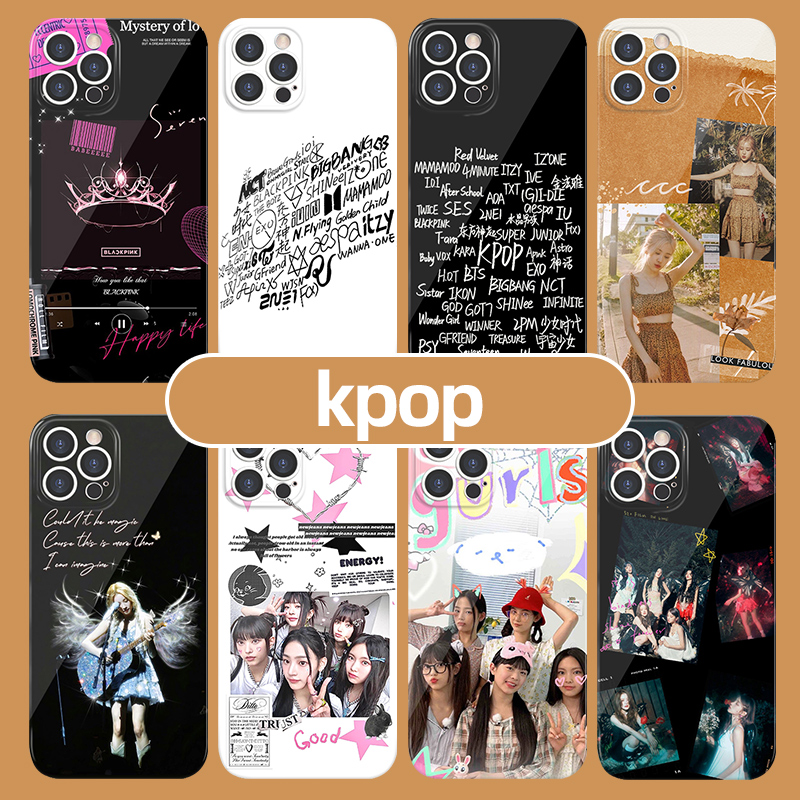 KPOP手机保护壳苹果14华为mate60爱豆iPhone15Promax追星NEWJEANS人BLACKPINK小米13适用OPPO周边vivo12同款G