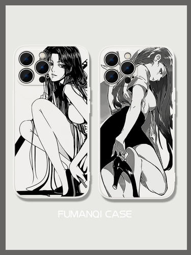 苹果13promax手机壳iphone12适用11樱岛麻衣新款xsmax女x男xr情侣7plus液态硅胶8p日漫14卡通15性感御姐mini6