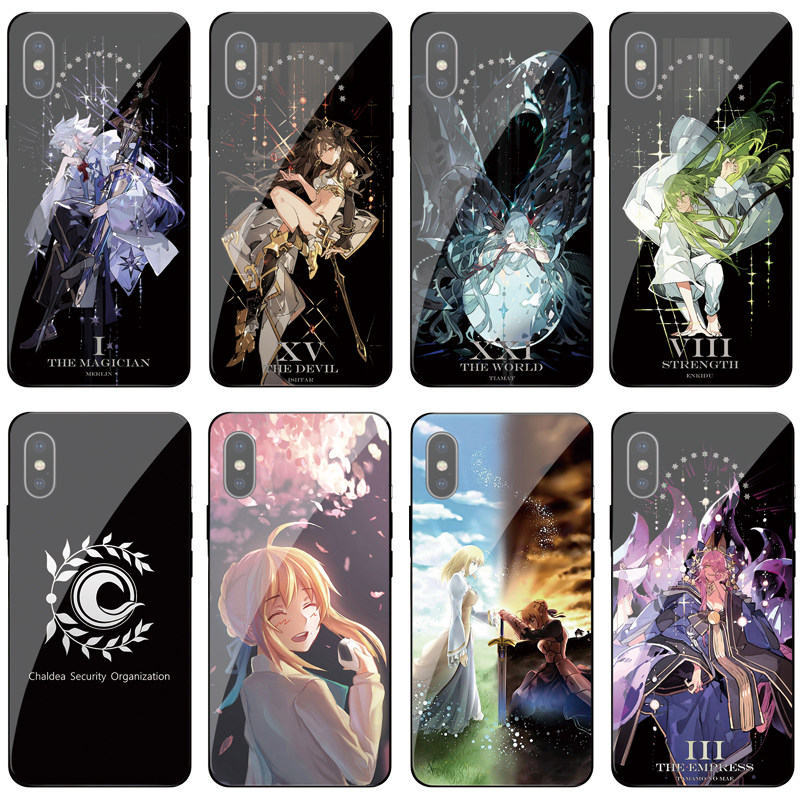 fgo玻璃手机壳fate贞德吾