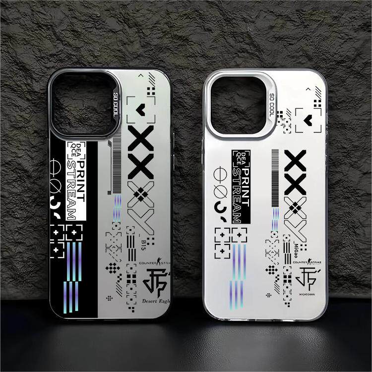 csgo印花集适用苹果15手机壳新款iPhone高级感14promax的套13全包ip12防摔潮牌11pro彩银xsmax男款xrpluspor
