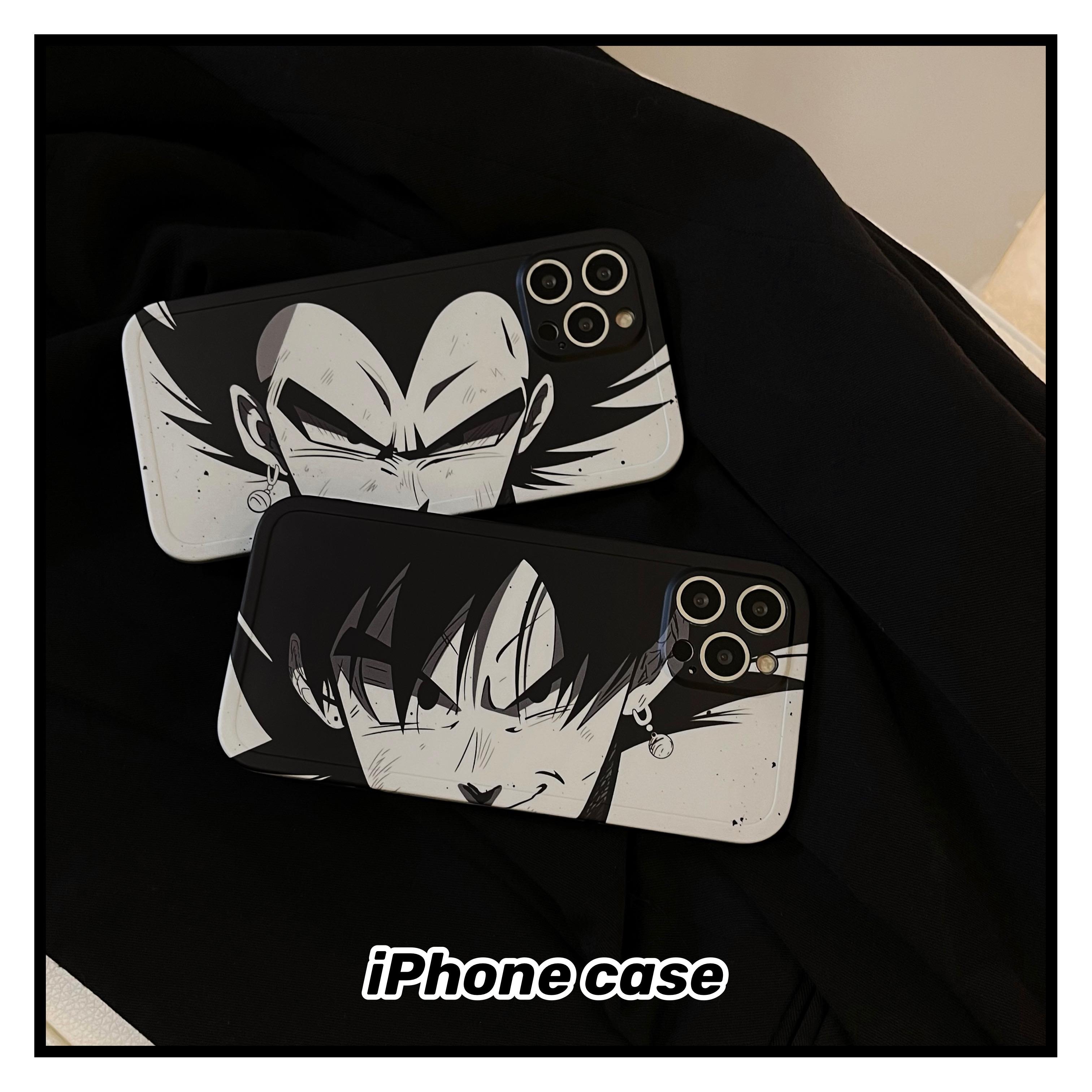 动漫七龙珠Z孙悟空贝吉塔苹果12手机壳XS适用iPhone11promax软套R