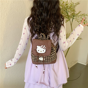 儿童双肩包小女孩卡通kt猫背包可爱幼儿园女童宝宝外出迷你小书包