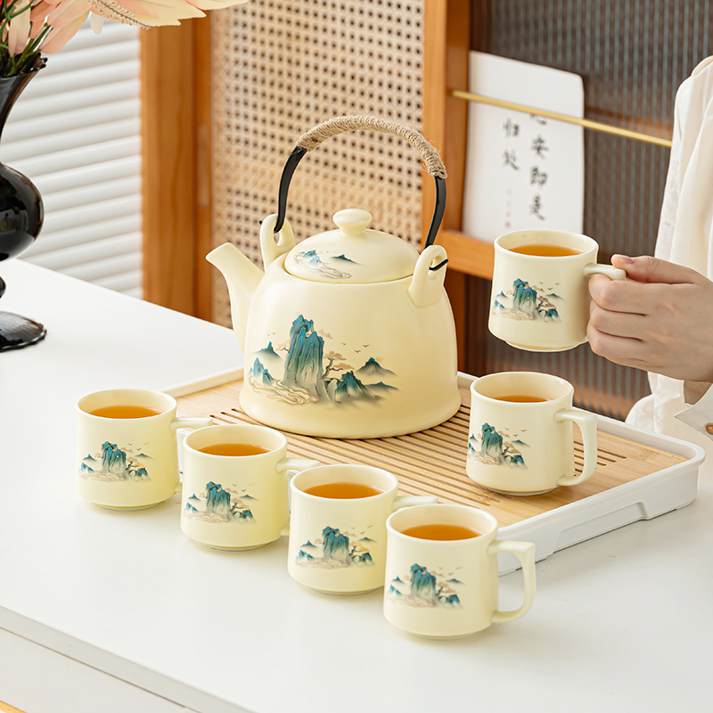 提梁壶功夫茶具套装大容量