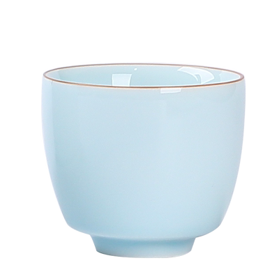 影青陶瓷主人杯功夫高档奢华男女